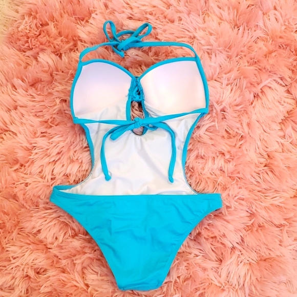 Venus Monokini in Teal Size 4 - Picture 3 of 7